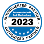Qualitätssiegel 2023 für autorisierte Vertriebspartner der Antennentechnik Bad Blankenburg (ATTB) Qualitätssiegel 2023 für autorisierte Vertriebspartner der Antennentechnik Bad Blankenburg (ATTB)